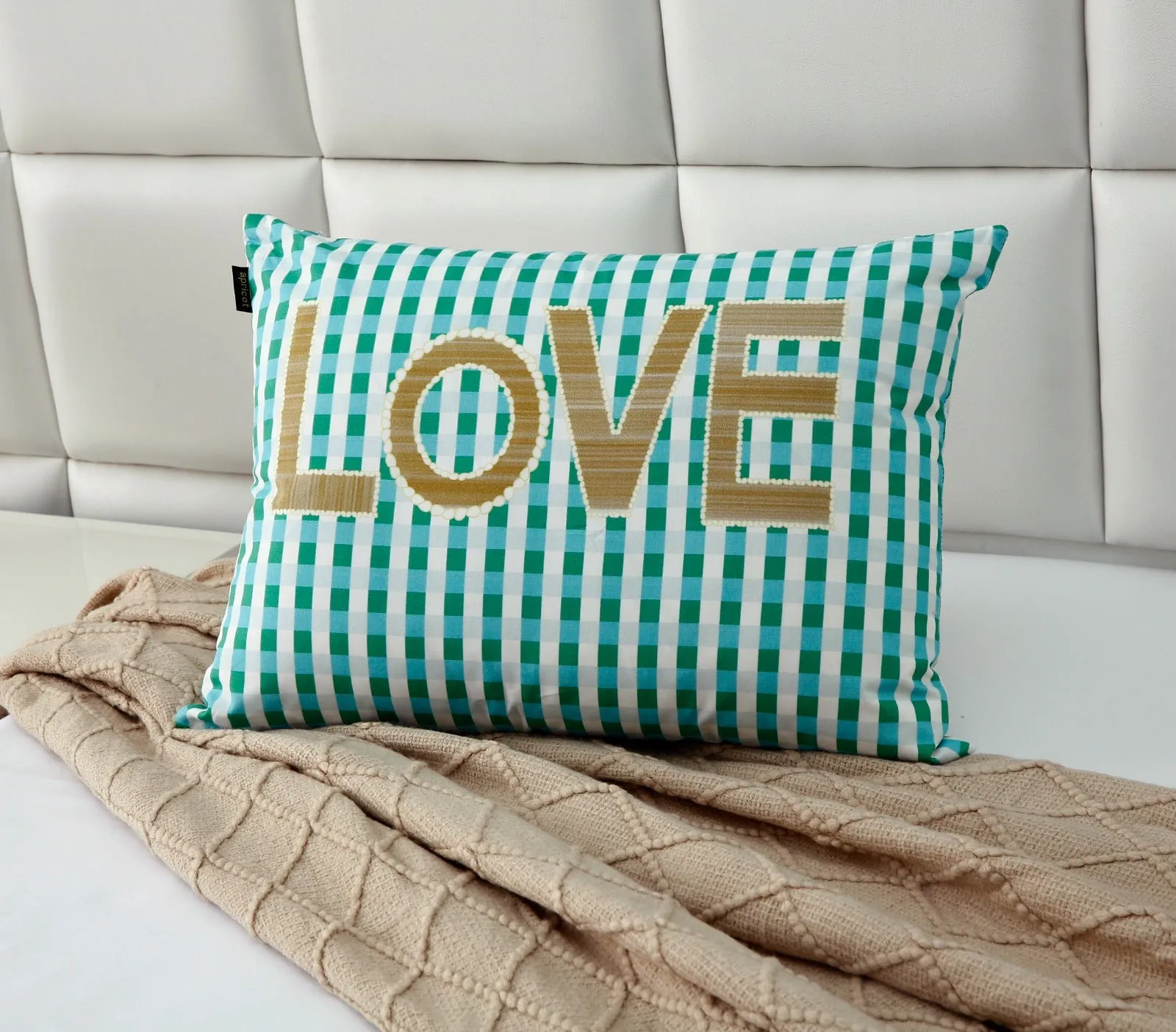 1 PCs Digital Printed Cotton Bed Pillow-LOVE