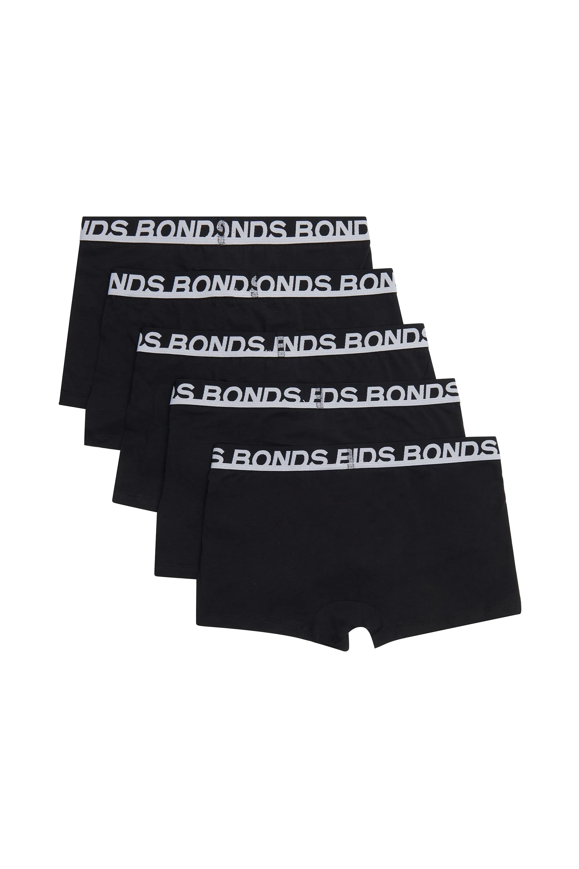 10 x Bonds Mens Everyday Trunks Underwear Black