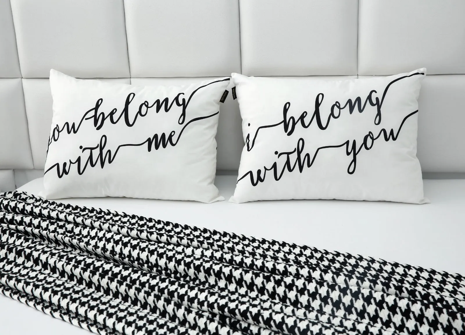 2 PCs Digital Printed Cotton Cushions-Belong