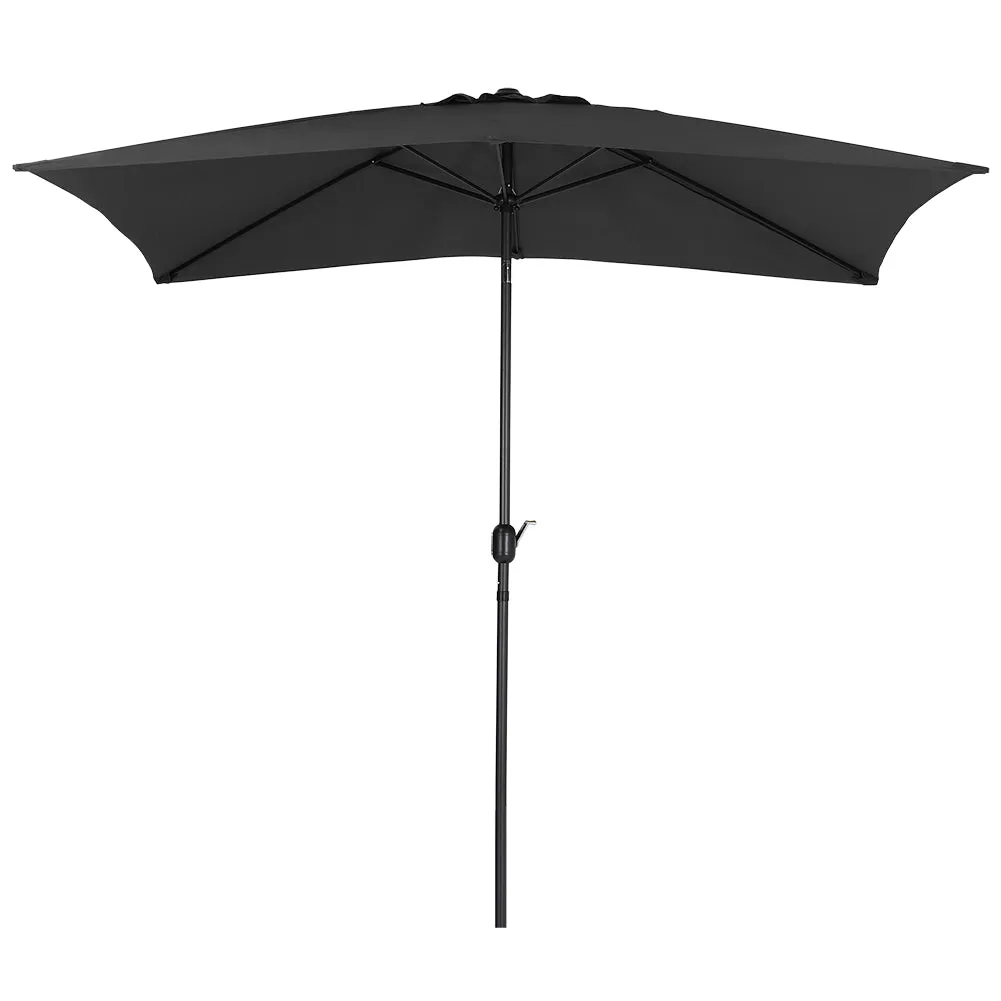 3M Waterproof Rectangular Sunshade Parasol Umbrella for Outdoor