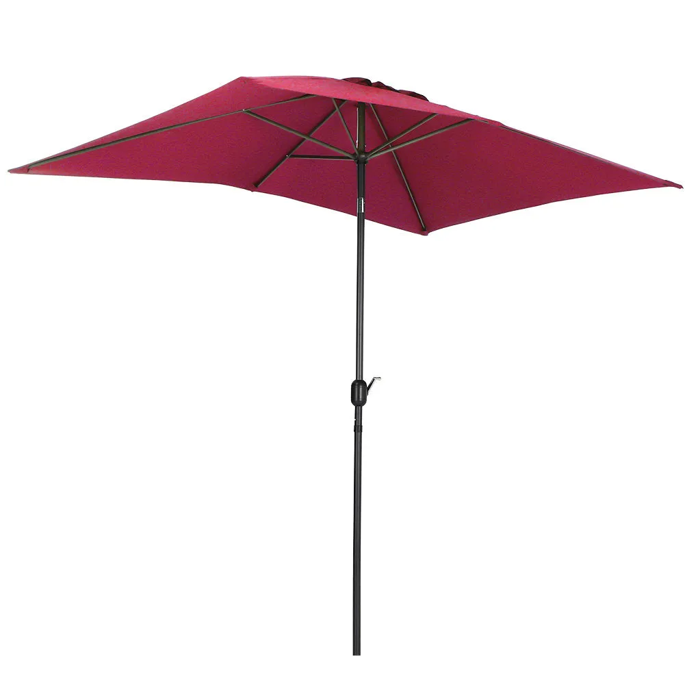 3M Waterproof Rectangular Sunshade Parasol Umbrella for Outdoor