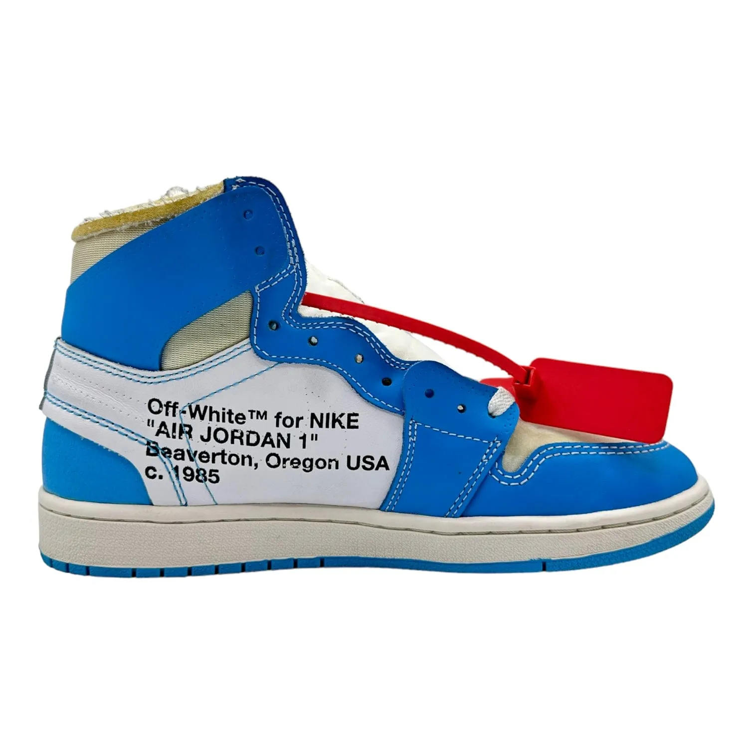 Air Jordan 1 Retro High Off-White University Blue Pre-Owned