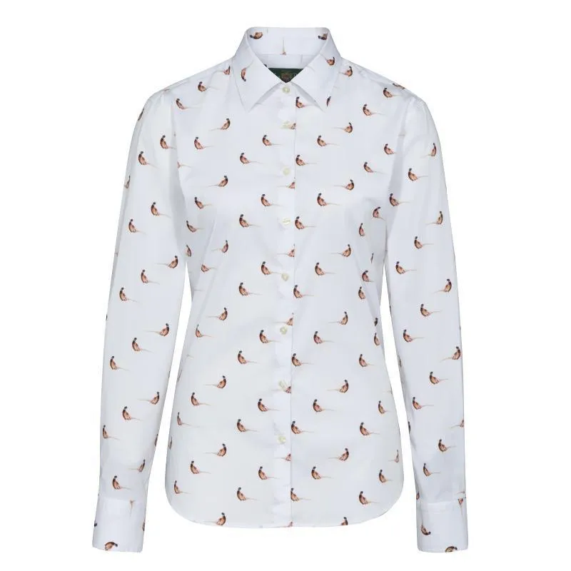 Alan Paine Lawen Ladies Shirt - Pheasant Print