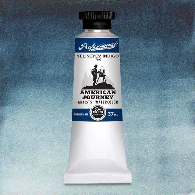 American Journey Artists' Watercolor - Yeliseyev Indigo Dark, 37 ml