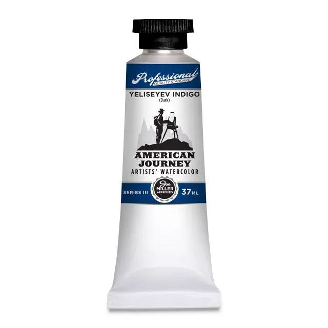 American Journey Artists' Watercolor - Yeliseyev Indigo Dark, 37 ml