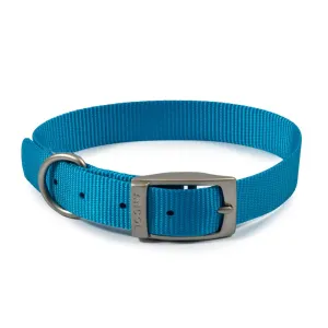 Ancol Viva Dog & Puppy Buckle Collars Nylon Blue 5 Sizes