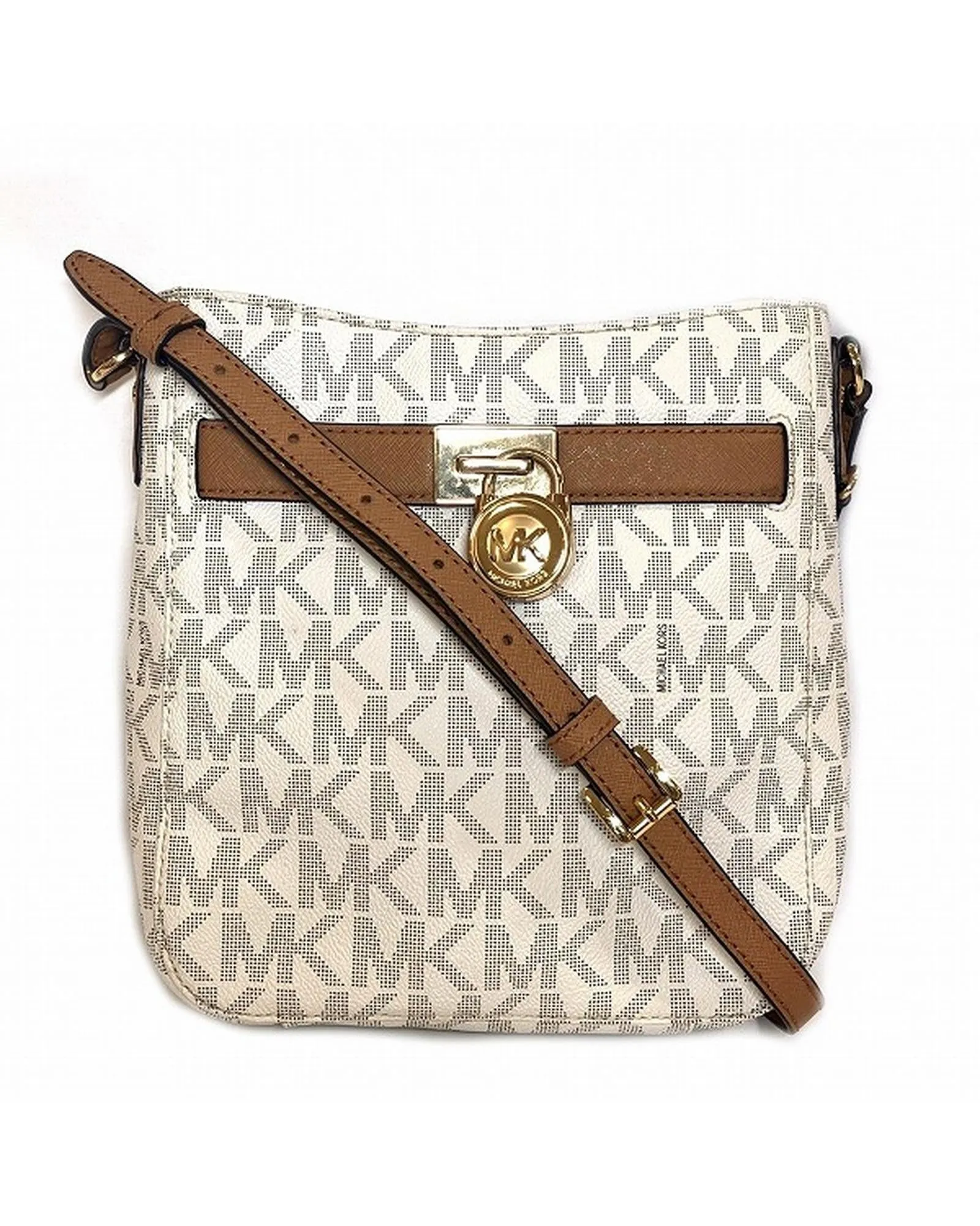 Authentic Michael Kors Beige Shoulder Bag - Used A Condition