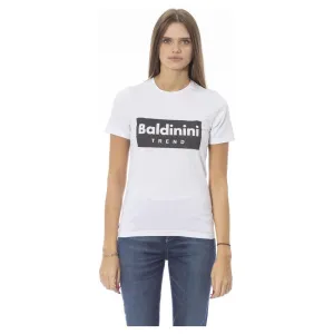 Baldinini Trend White Cotton Women T-Shirt