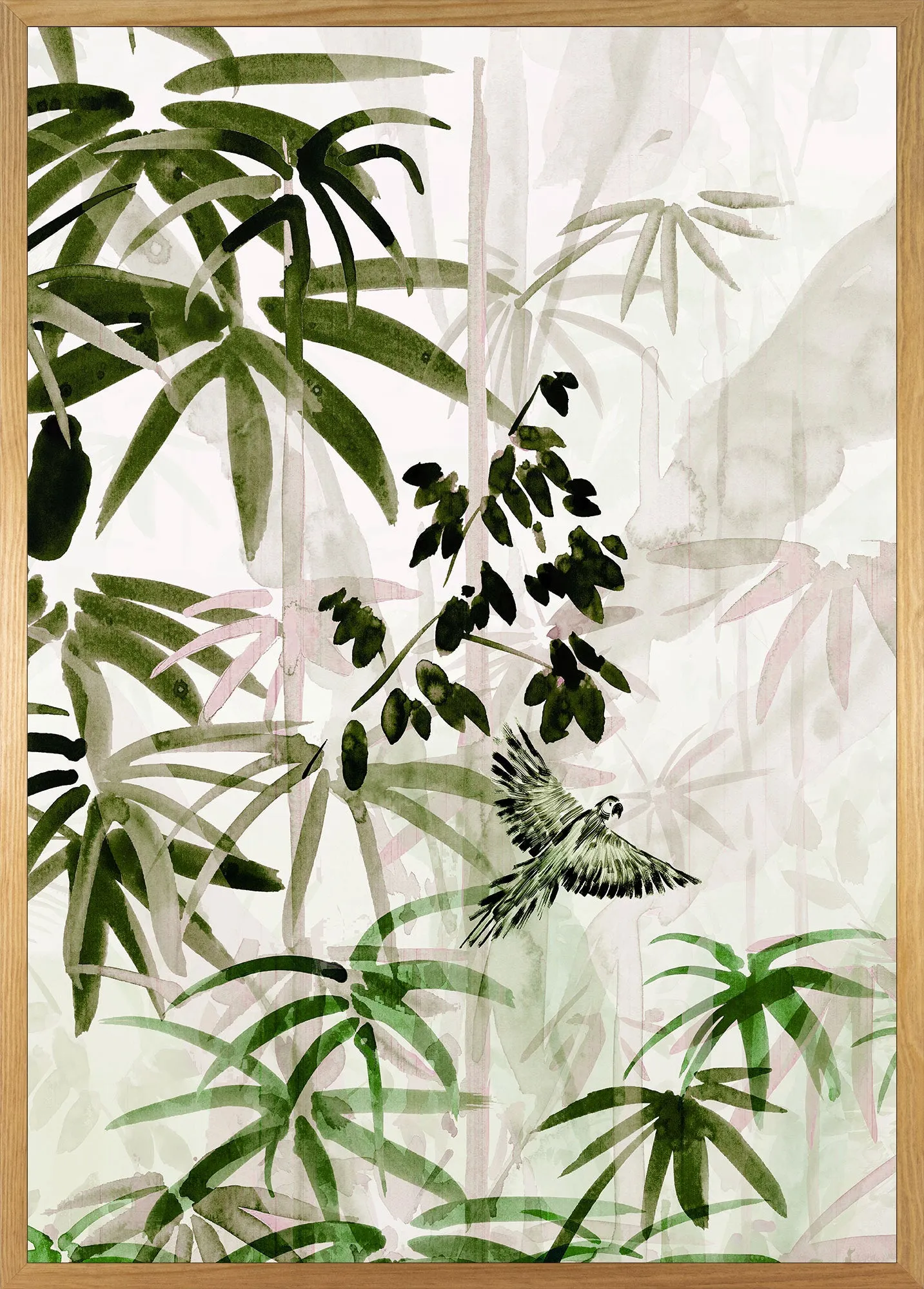 Bamboo Forest Art Poster