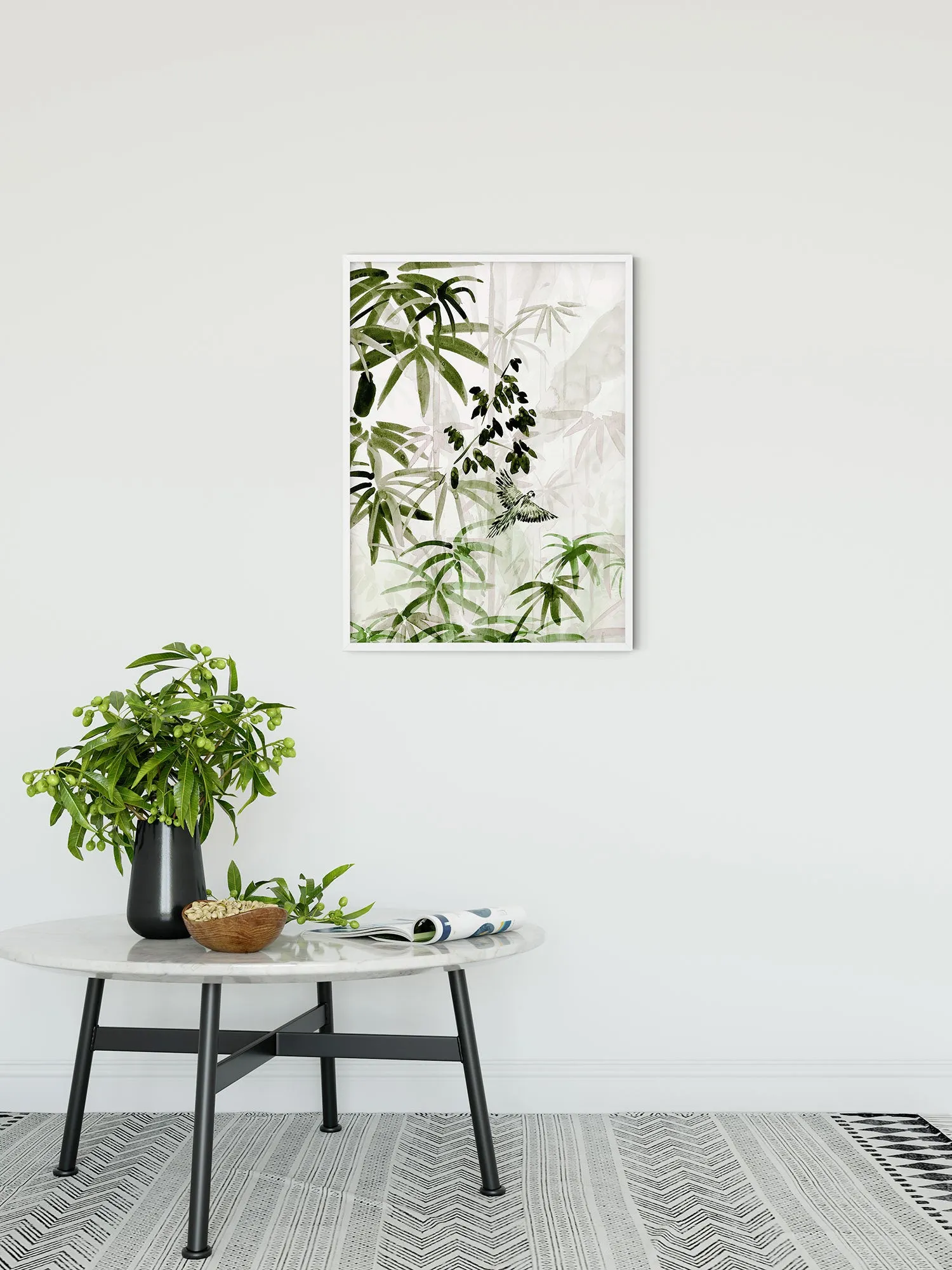 Bamboo Forest Art Poster