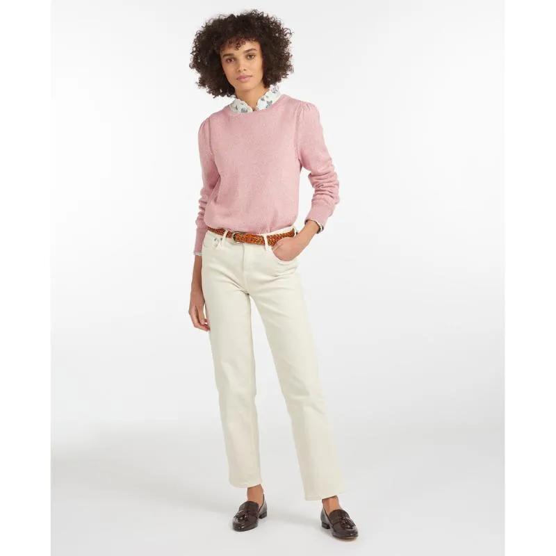 Barbour Bowland Ladies Knit - Dusty Rose