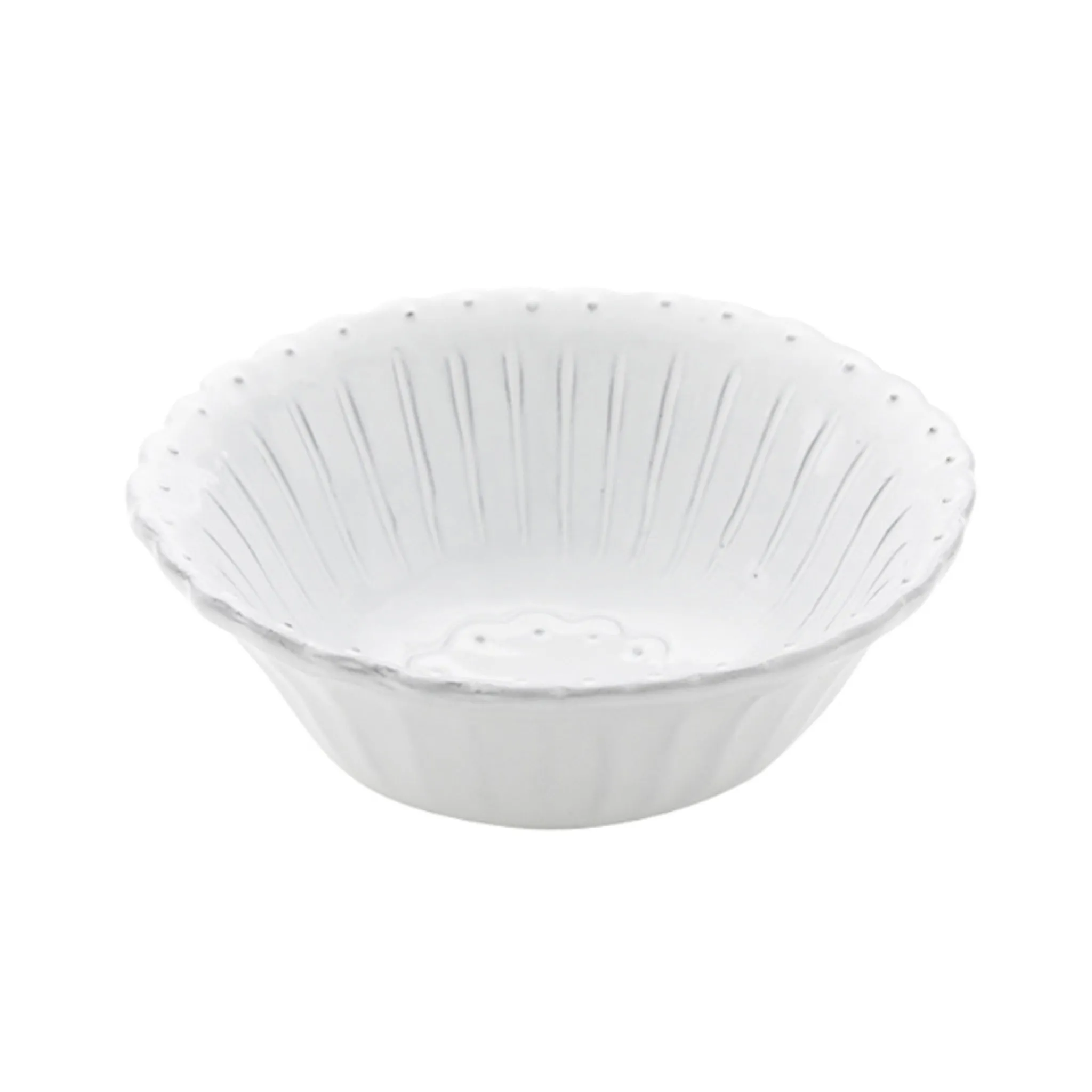 Bella Bianca Beaded Cereal Bowl