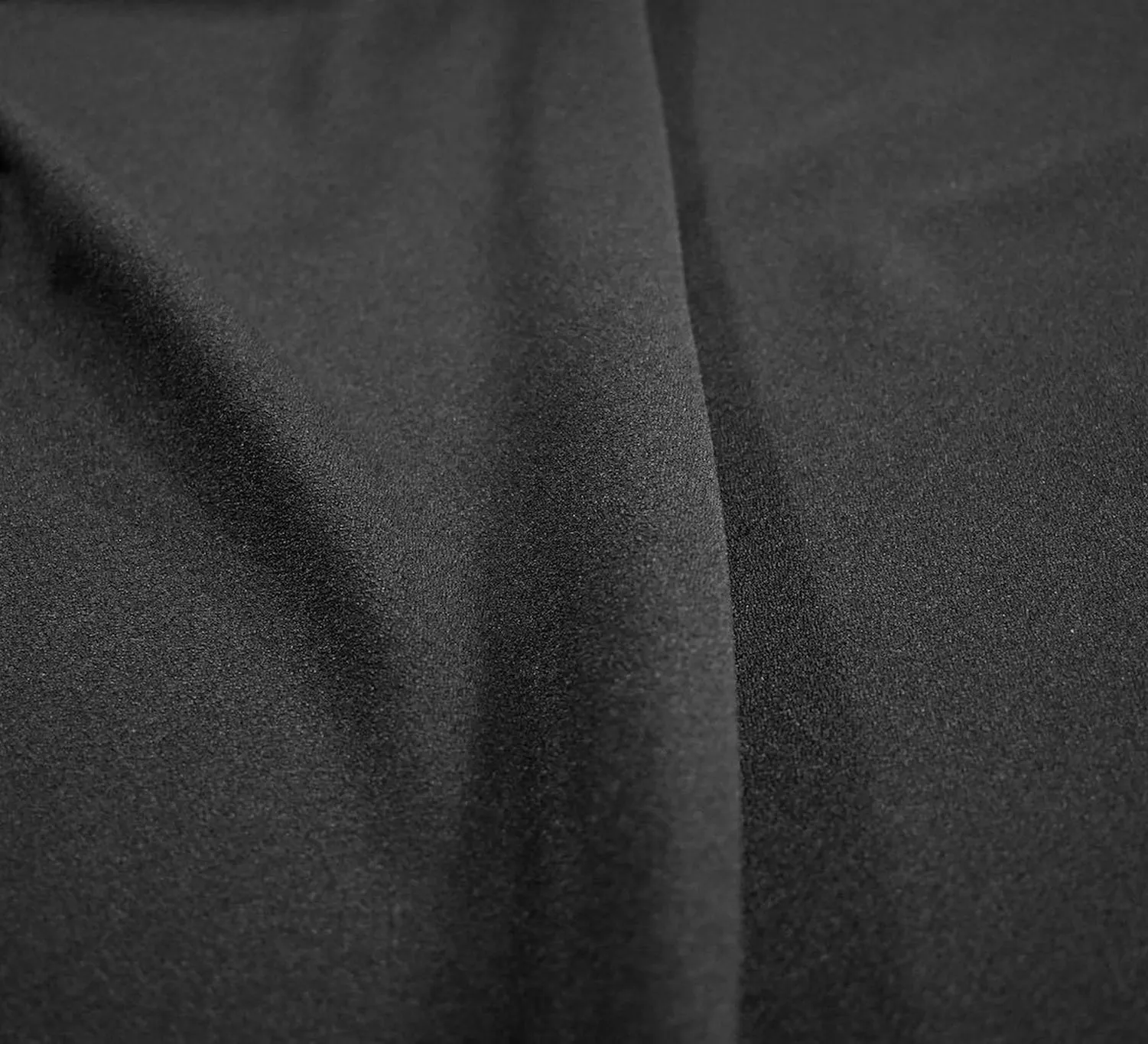 Black Crêpe Fabric