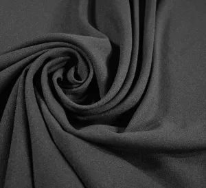 Black Crêpe Fabric