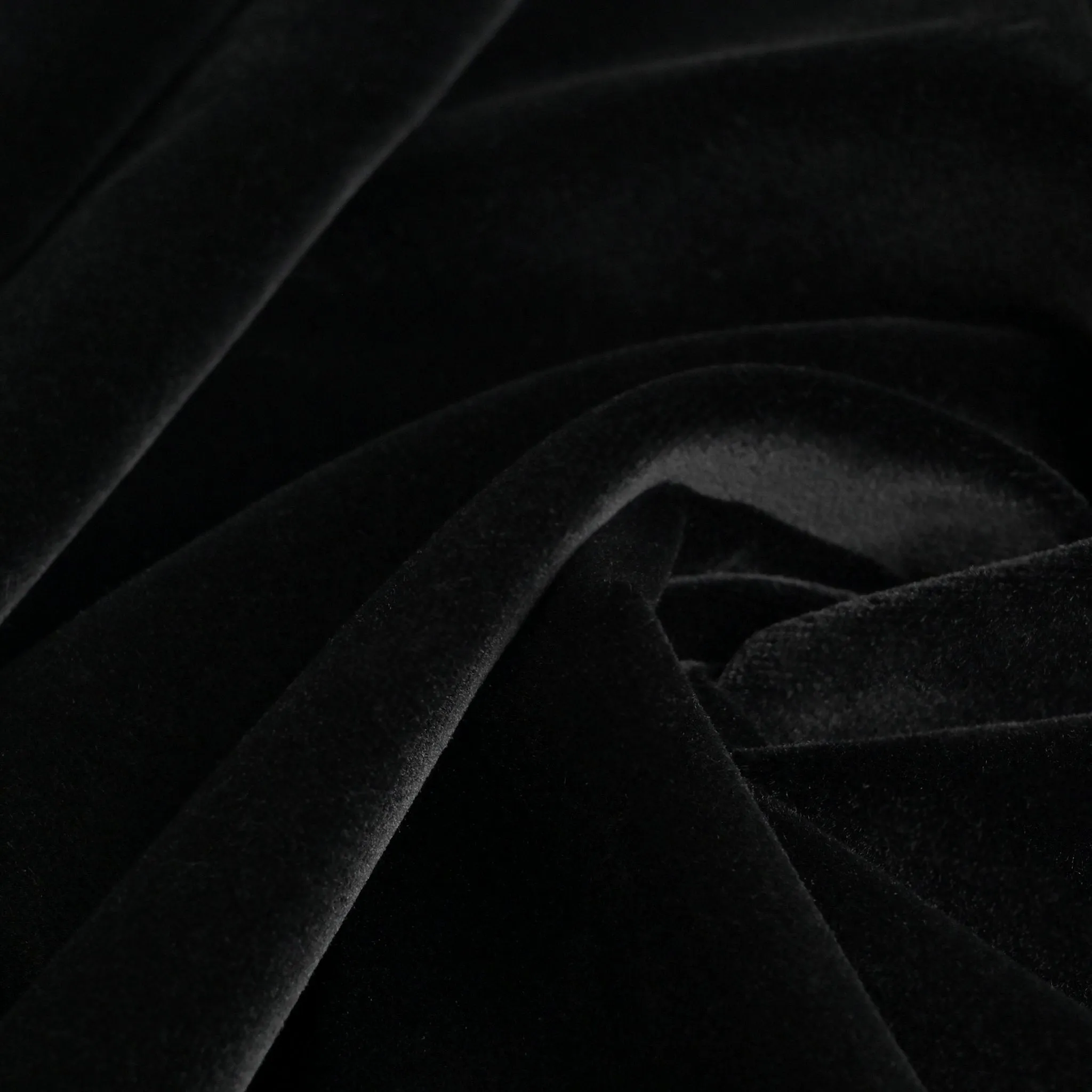 Black Velvet Fabric 3491