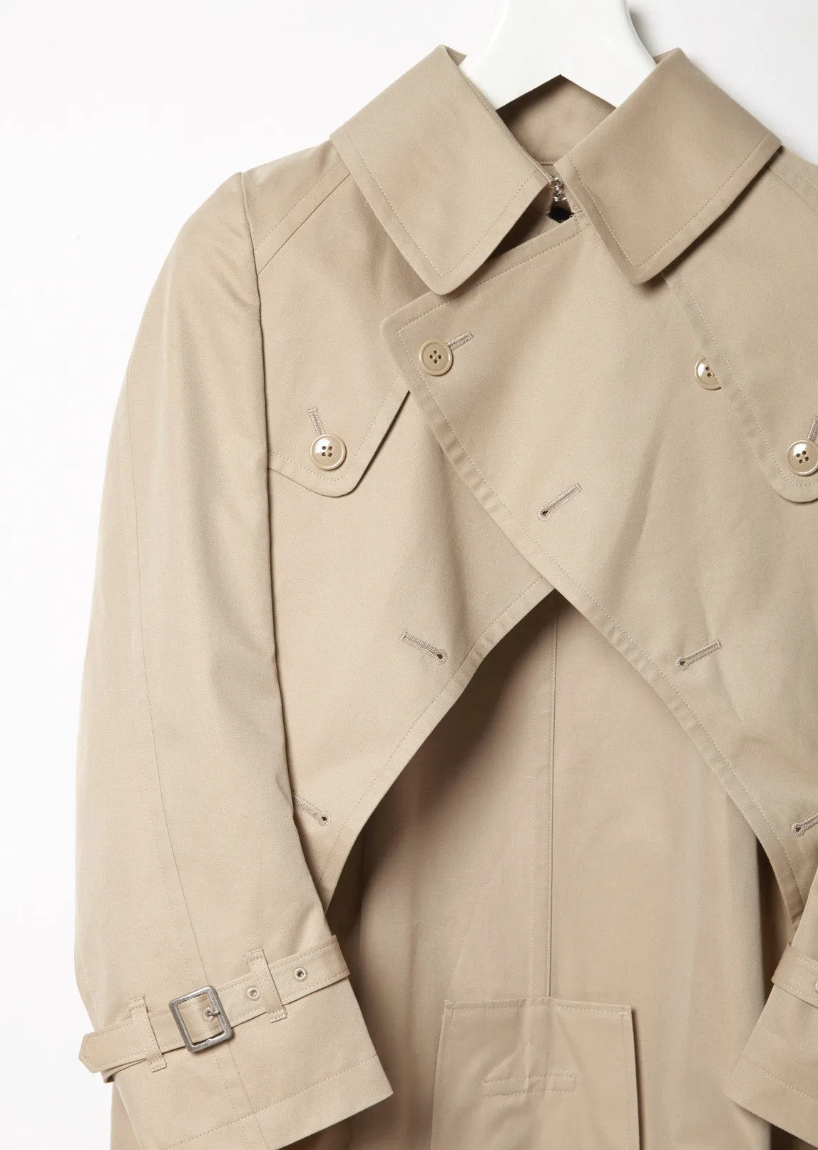 Cotton Gabardine Trench