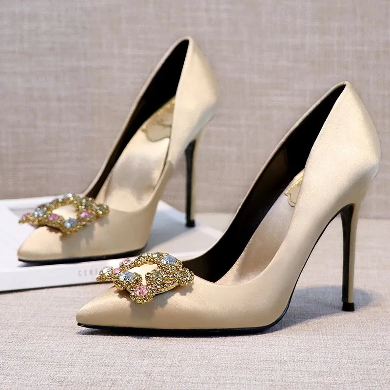 COUTURE Satin High Heels