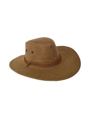 Cowboy Hat with Rope Band - Brown (1ct)