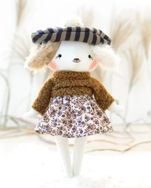 Dog Doll French Beret