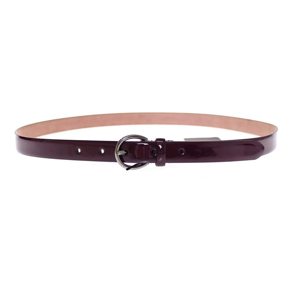 Dolce & Gabbana Elegant Purple Leather Belt - Italian Elegance