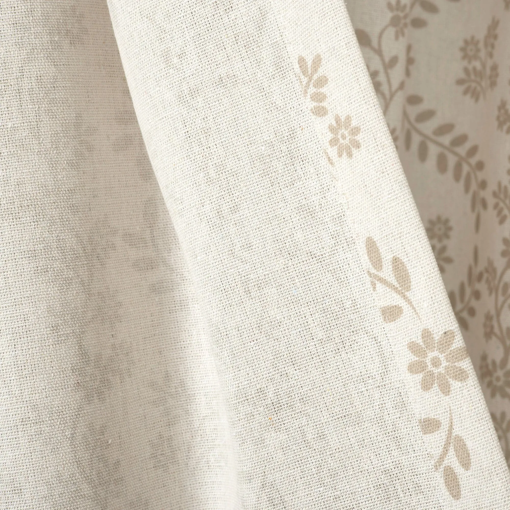 Doreen Delicate Floral Window Curtain Panel Set