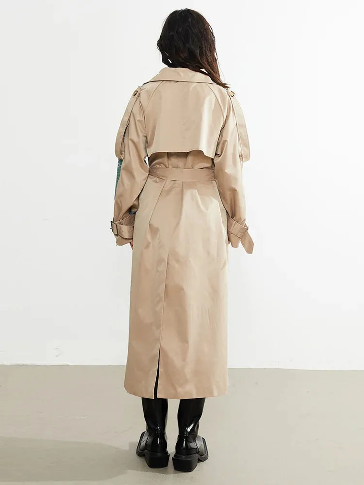 Draciey Printed Trench Coat