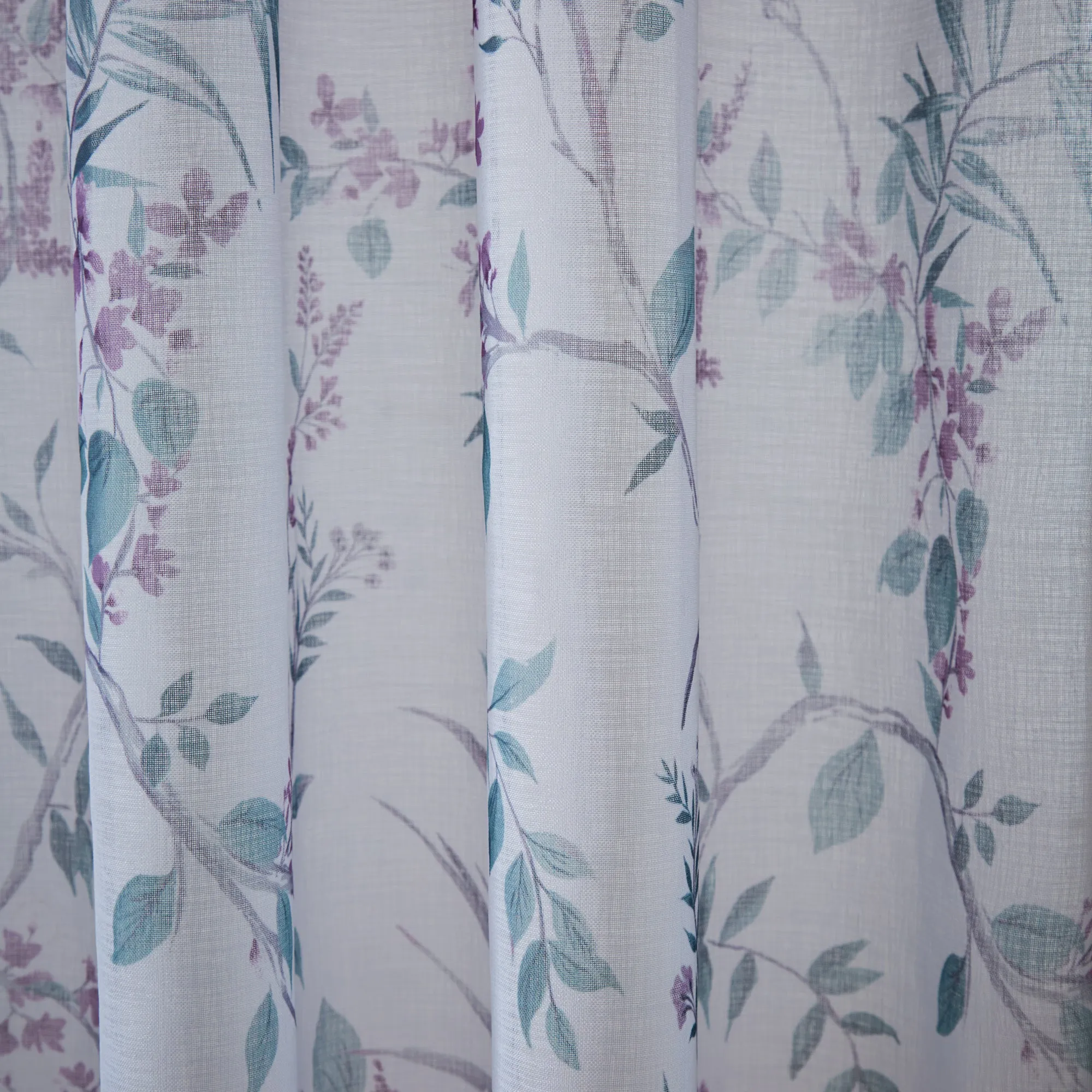 Dreams & Drapes Jazmine Voile Panel - Heather