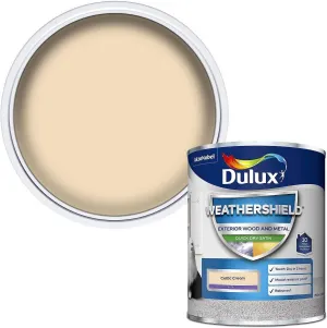 Dulux Weather Shield Satin 750Ml - Celtic Cream