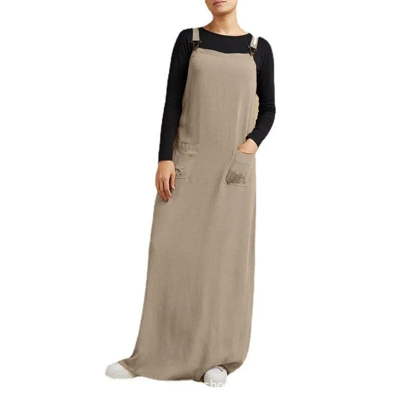 Elegant Golden Rose A-Line Cotton Skirt for Women