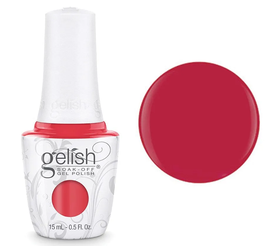 Gelish Professional Gel Polish A Petal For Your Thoughts - Punch Red Creme - 15ML