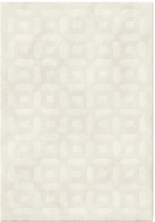 Hesta Soft Touch Patterned Rug-Grey-Small