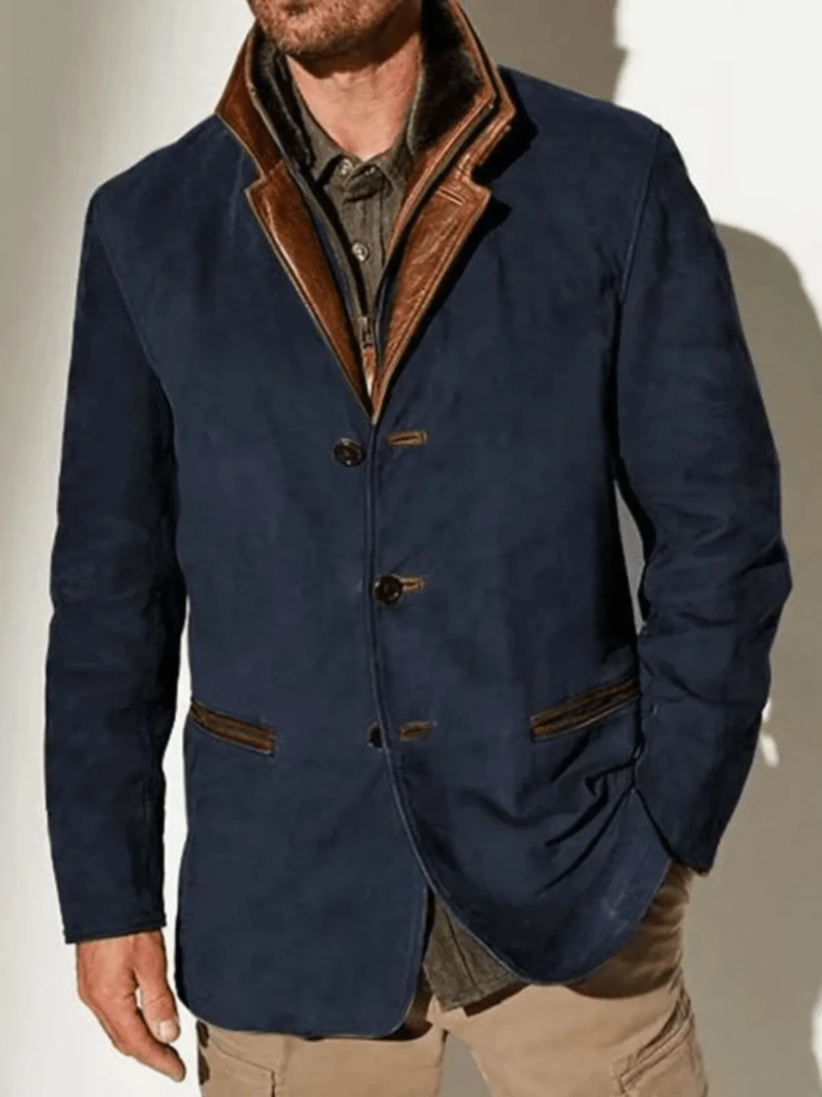 Jacket for Men Suede