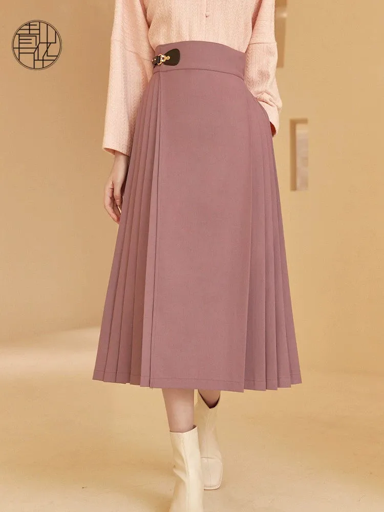 Jie 结 Knot Modernized Tang Yuanlingpao Coat & Midi Mamian Set