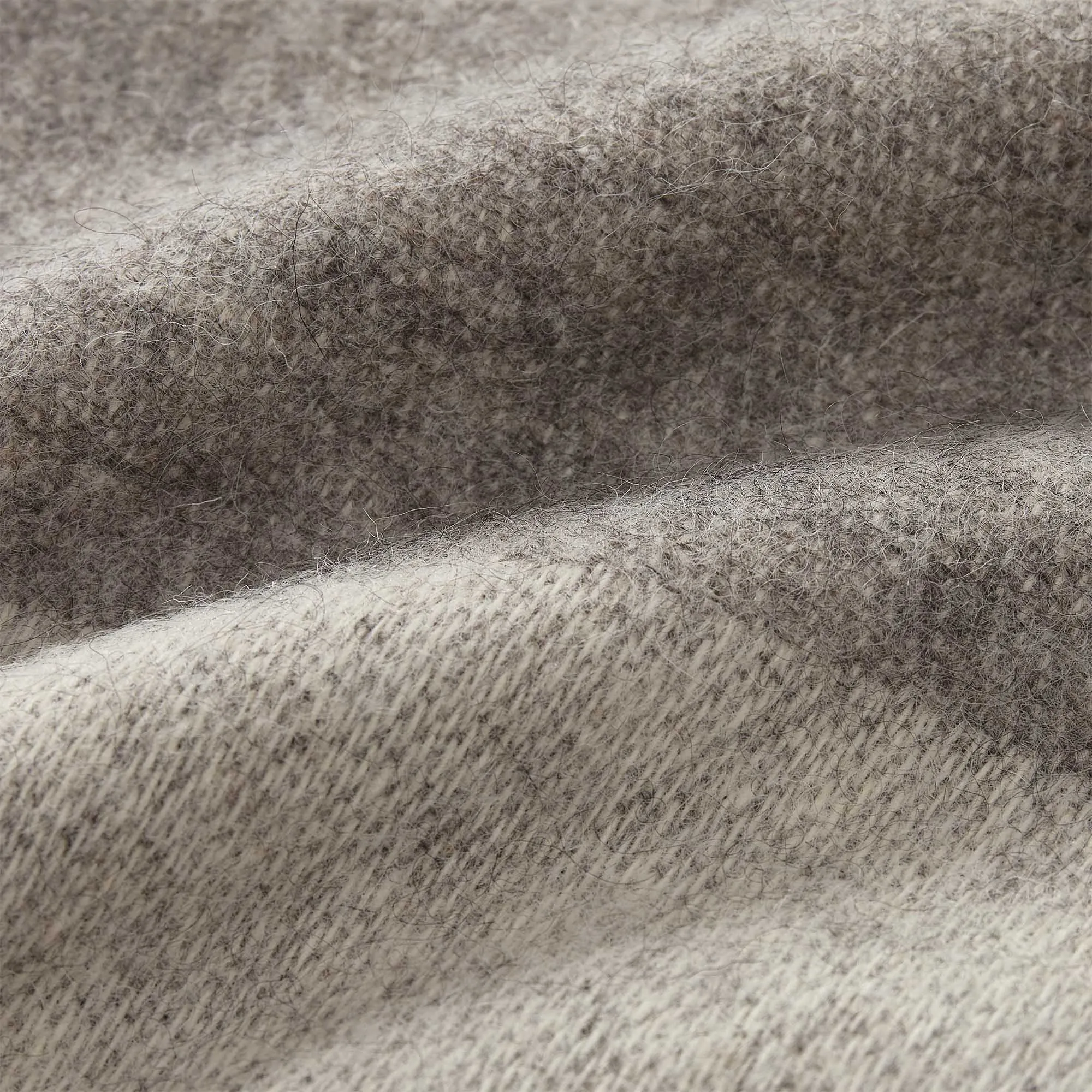 Karby Wool Blanket [Charcoal/Light grey]