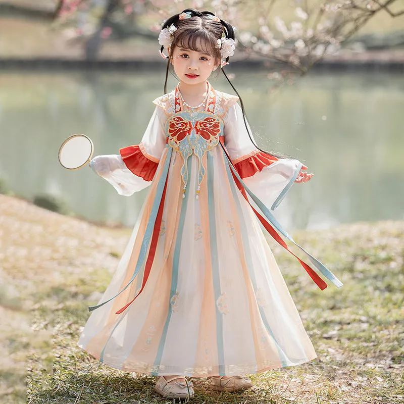 Kids' Fairy Hanfu Tang Dynasty Dress