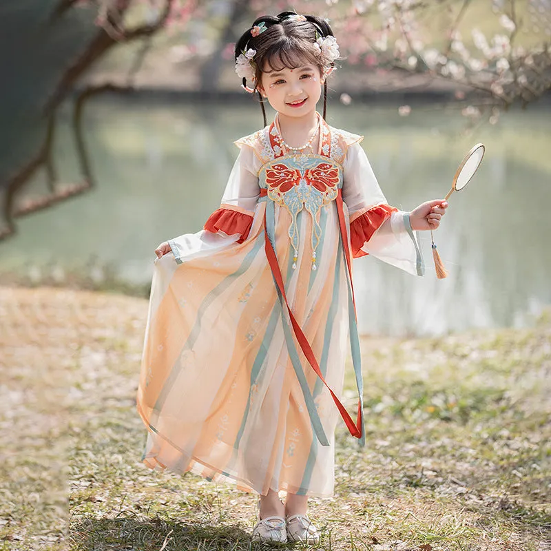 Kids' Fairy Hanfu Tang Dynasty Dress