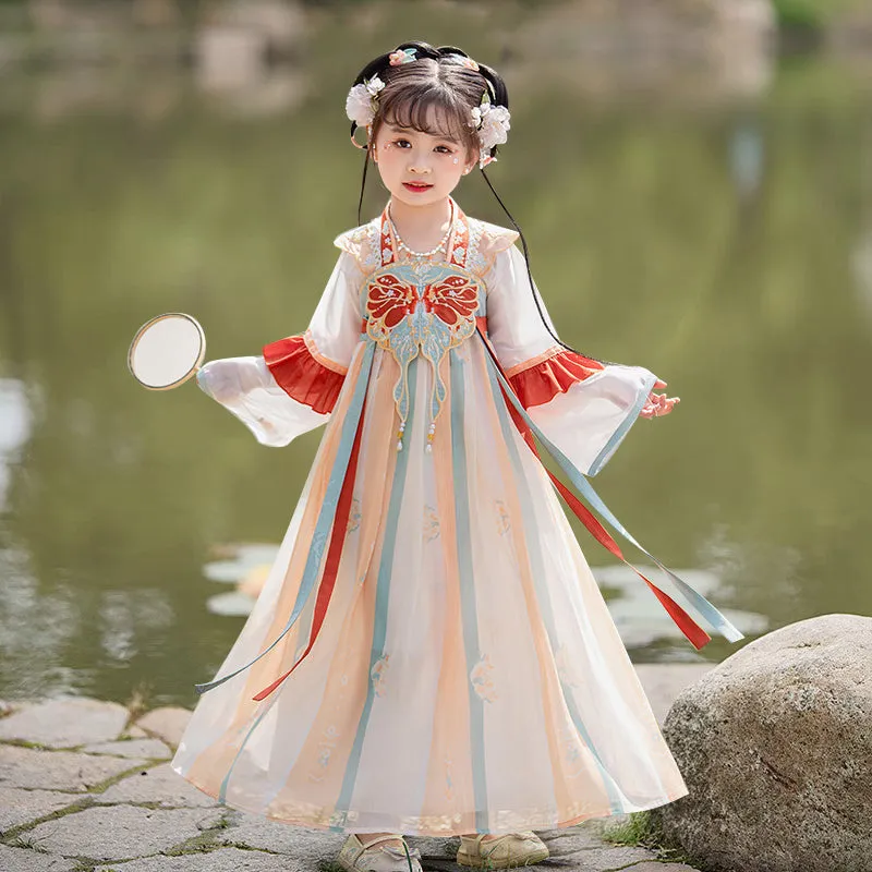 Kids' Fairy Hanfu Tang Dynasty Dress