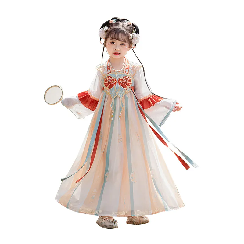 Kids' Fairy Hanfu Tang Dynasty Dress