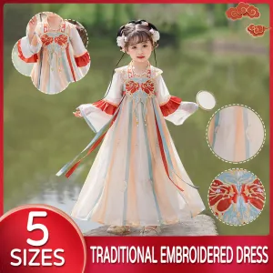 Kids' Fairy Hanfu Tang Dynasty Dress