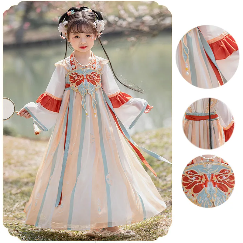 Kids' Fairy Hanfu Tang Dynasty Dress