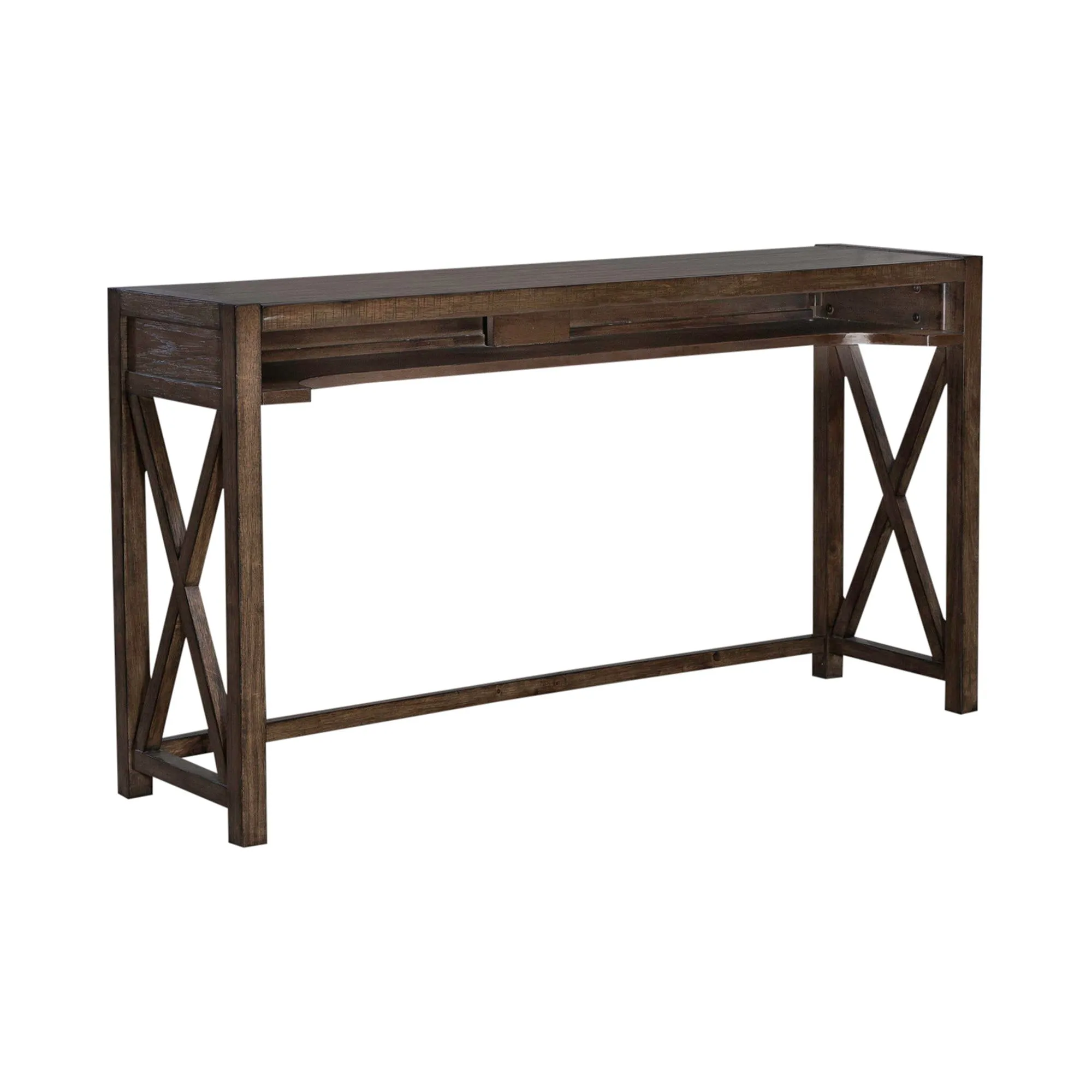 Lennox - Console Bar Table - Dark Brown