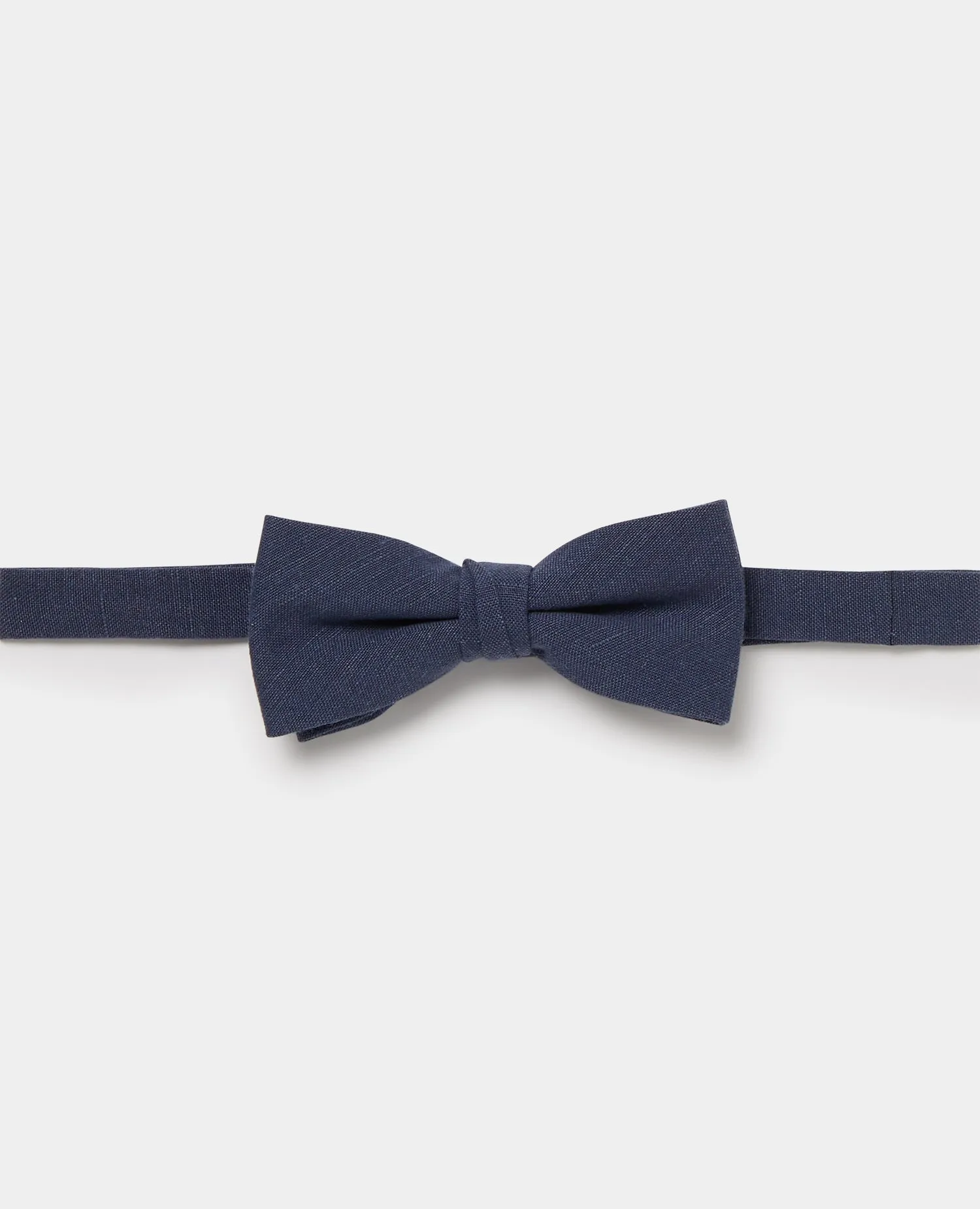 Linen-Blend Bow Tie