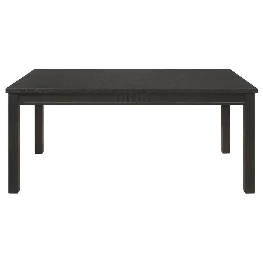 Marbrisa - Rectangular Wood Dining Table - Matte Black