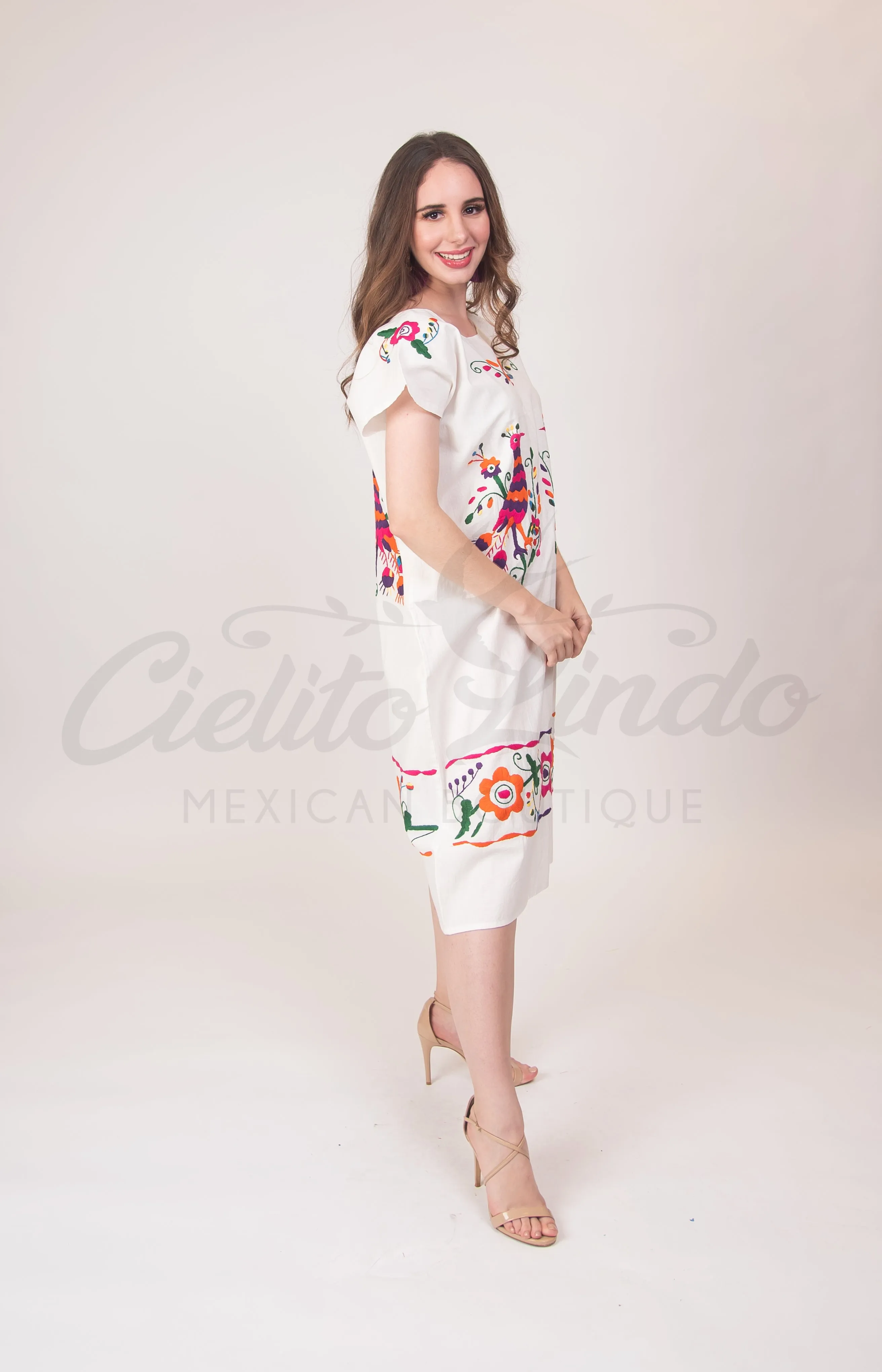 Mexican Handmade Embroidered Dress Cuernavaca