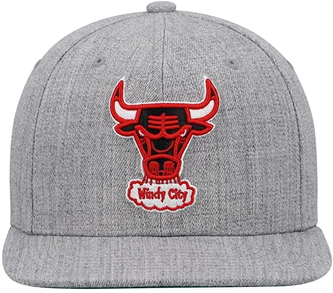 Mitchell & Ness Men's NBA Team Heather Snapback Cap