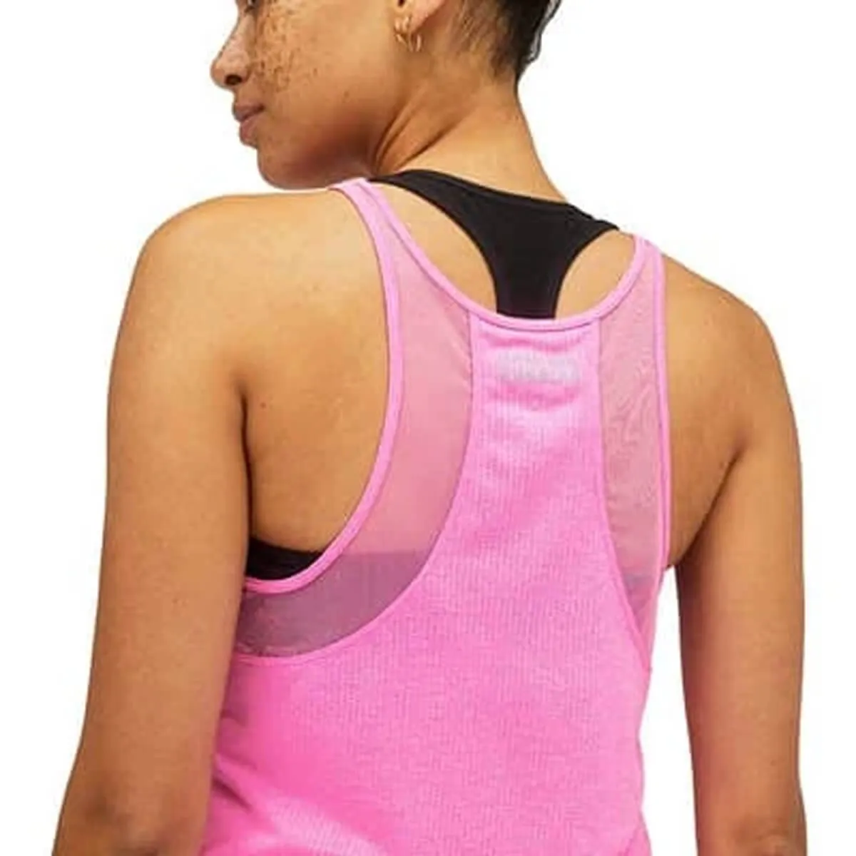 New Balance Printed Impact Run Tank Womens | Vibrant Pink