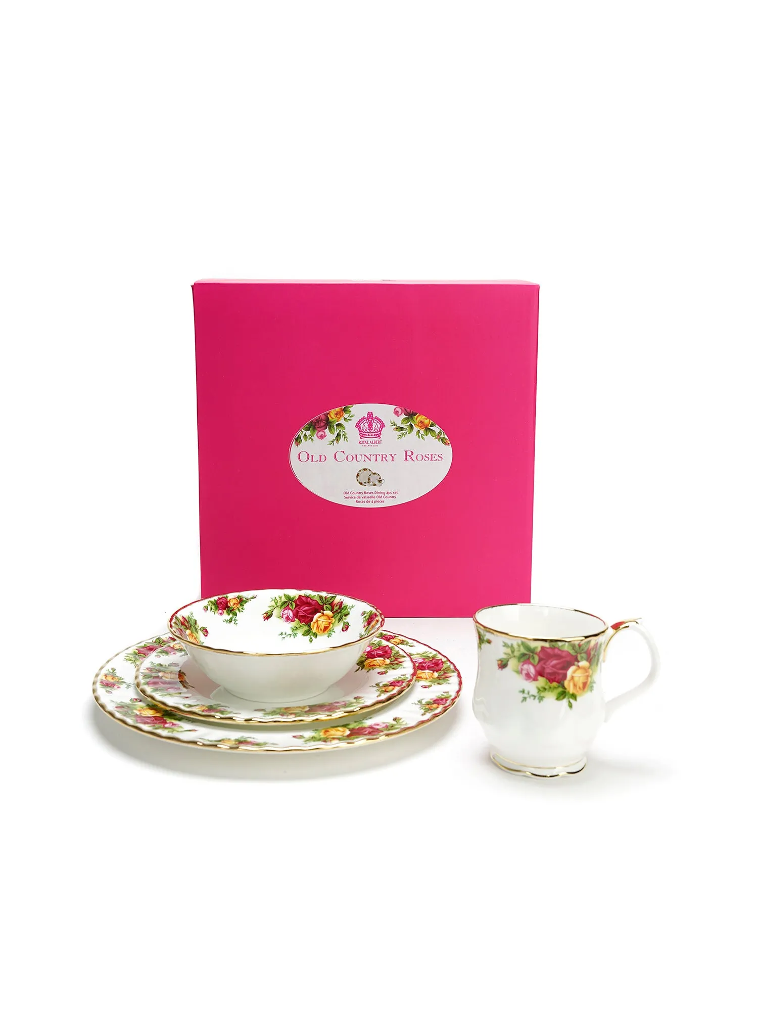 Old Country Roses 4-Piece Place Setting