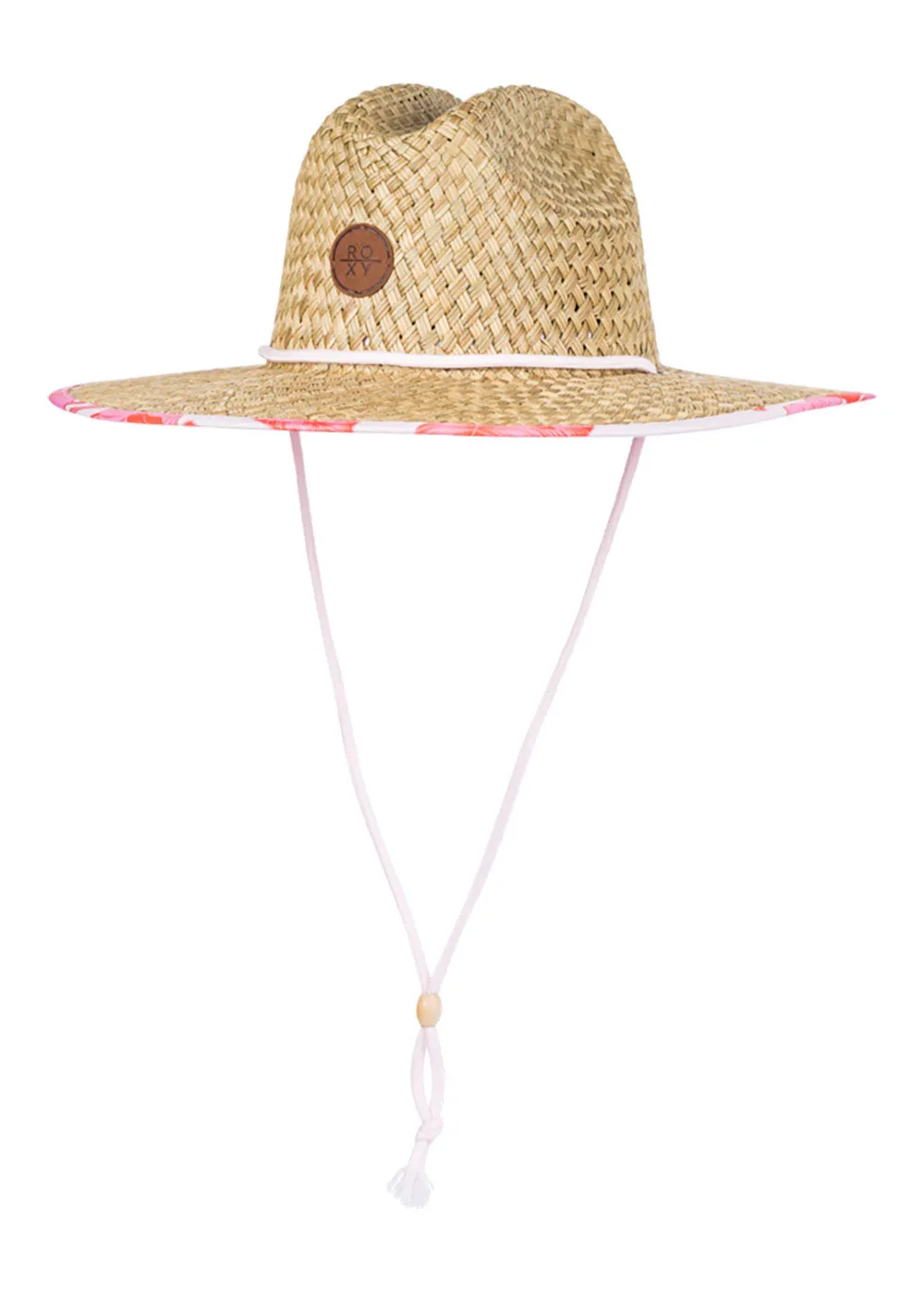 Roxy Womens Floral Straw Hat