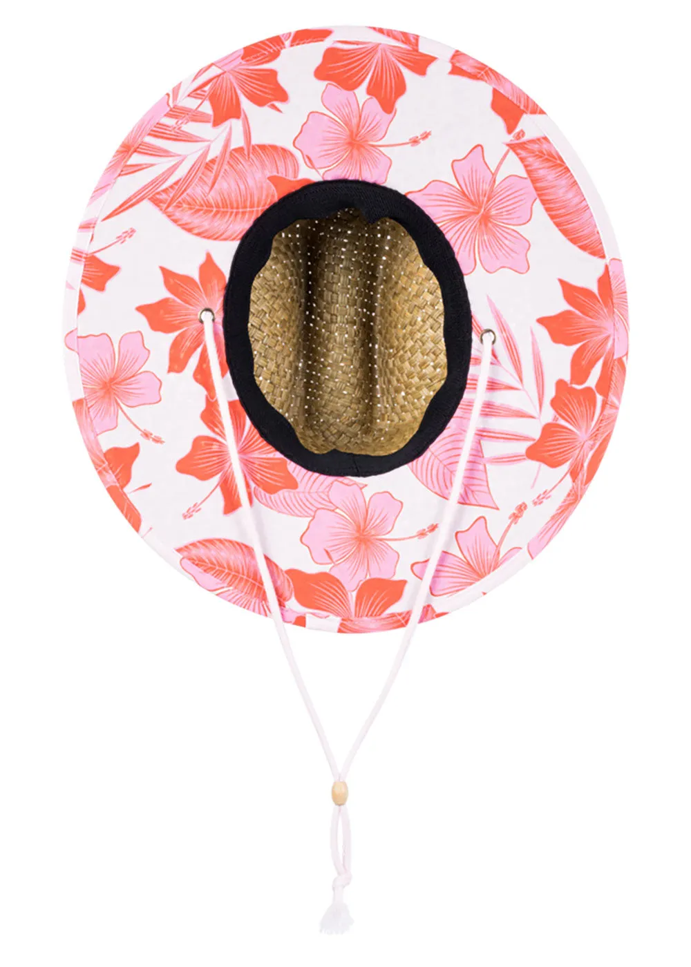 Roxy Womens Floral Straw Hat