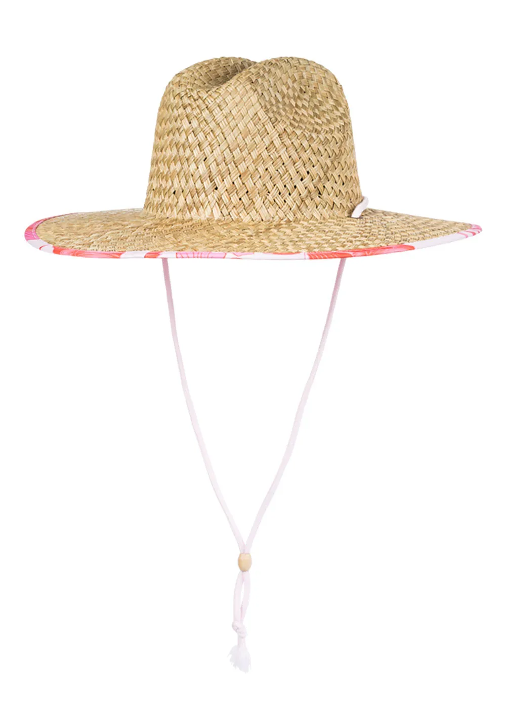 Roxy Womens Floral Straw Hat